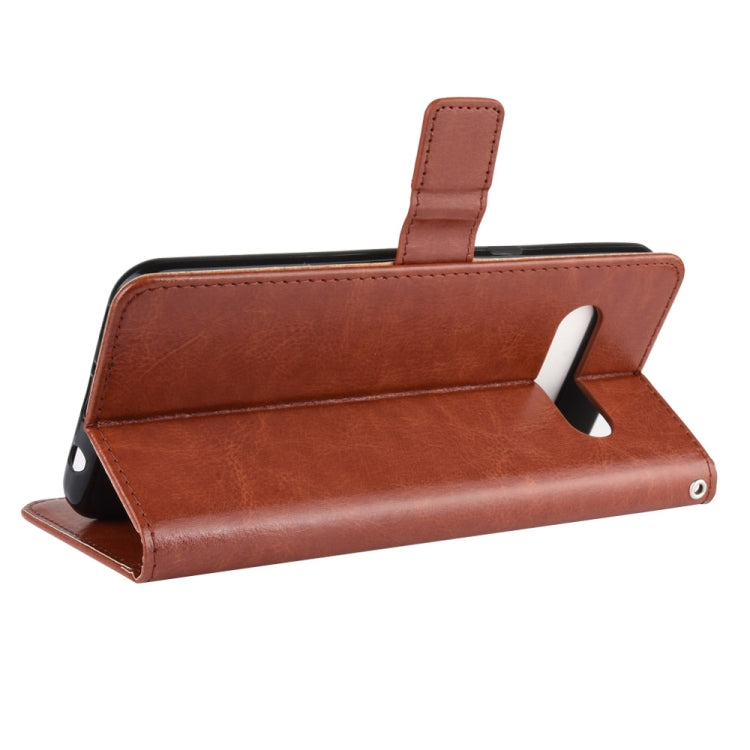 For LG V60 ThinQ 5G Retro Crazy Horse Texture Horizontal Flip Leather Case , with Holder & Card Slots & Photo Frame