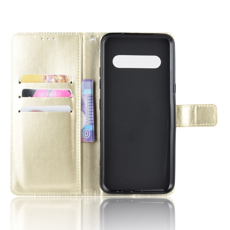 For LG V60 ThinQ 5G Retro Crazy Horse Texture Horizontal Flip Leather Case , with Holder & Card Slots & Photo Frame