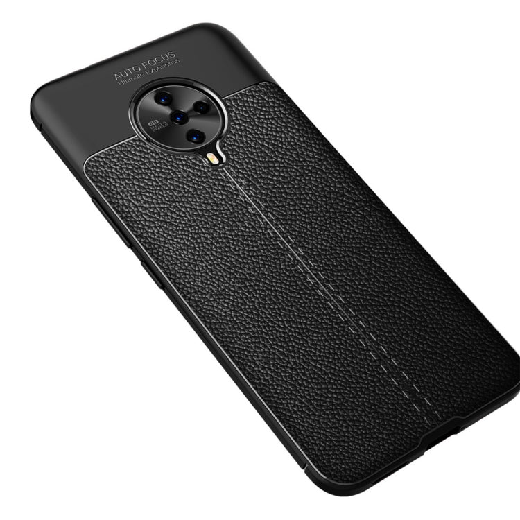 For Vivo S6 Litchi Texture TPU Shockproof Case