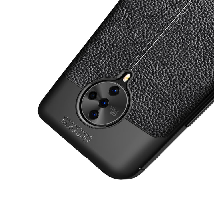 For Vivo S6 Litchi Texture TPU Shockproof Case