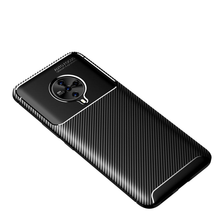 For vivo S6 Carbon Fiber Texture Shockproof TPU Case