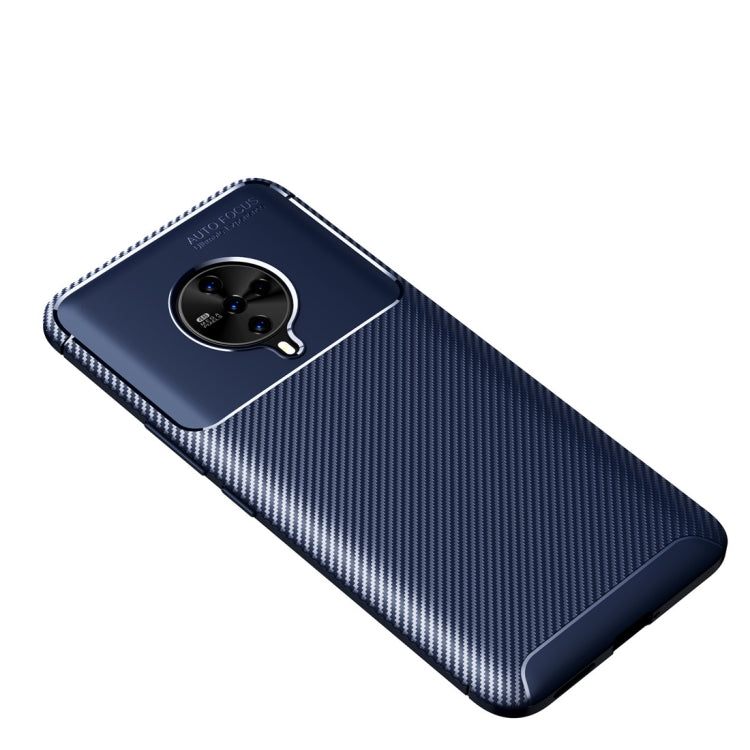 For vivo S6 Carbon Fiber Texture Shockproof TPU Case