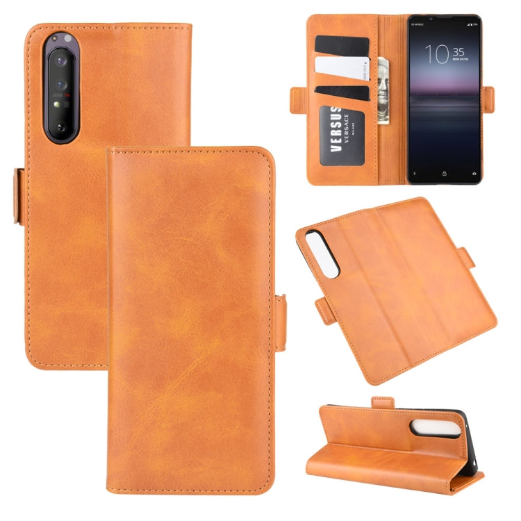 For Sony Xperia 1 II Dual-side Magnetic Buckle Horizontal Flip Leather Case with Holder & Card Slots & Wallet