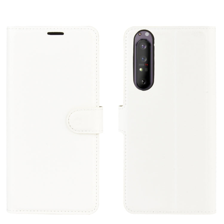 For Sony Xperia 1 II Litchi Texture Horizontal Flip Protective Case with Holder & Card Slots & Wallet