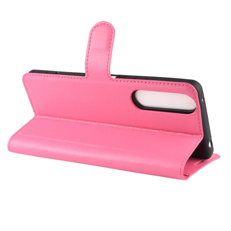 For Sony Xperia 1 II Litchi Texture Horizontal Flip Protective Case with Holder & Card Slots & Wallet