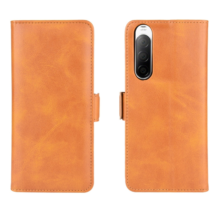 For Sony Xperia 10 II Dual-side Magnetic Buckle Horizontal Flip Leather Case with Holder & Card Slots & Wallet