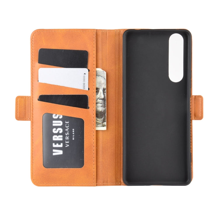 For Sony Xperia 10 II Dual-side Magnetic Buckle Horizontal Flip Leather Case with Holder & Card Slots & Wallet