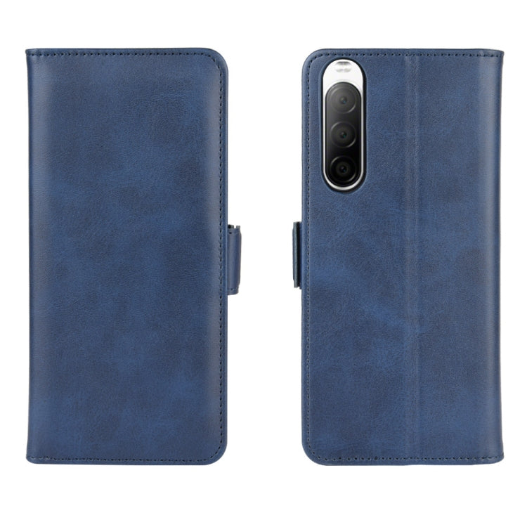 For Sony Xperia 10 II Dual-side Magnetic Buckle Horizontal Flip Leather Case with Holder & Card Slots & Wallet