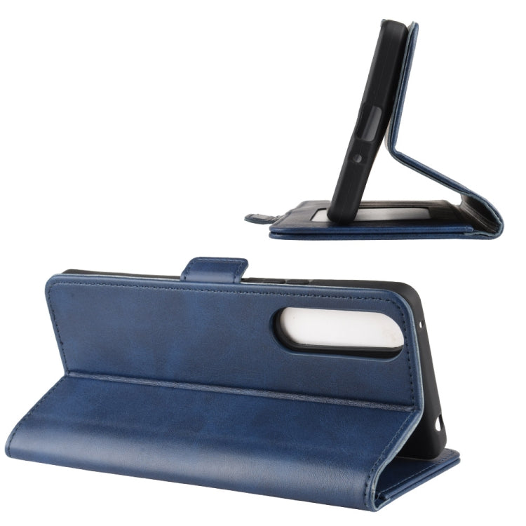 For Sony Xperia 10 II Dual-side Magnetic Buckle Horizontal Flip Leather Case with Holder & Card Slots & Wallet