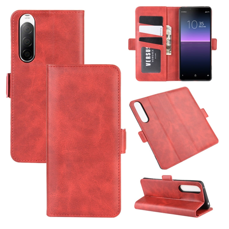 For Sony Xperia 10 II Dual-side Magnetic Buckle Horizontal Flip Leather Case with Holder & Card Slots & Wallet