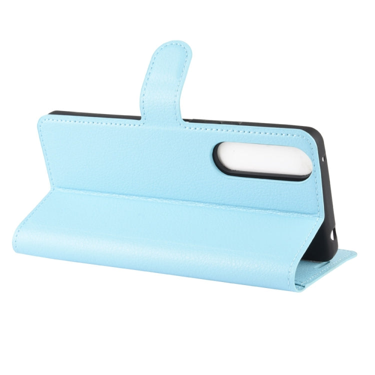 For Sony Xperia 10 II Litchi Texture Horizontal Flip Protective Case with Holder & Card Slots & Wallet