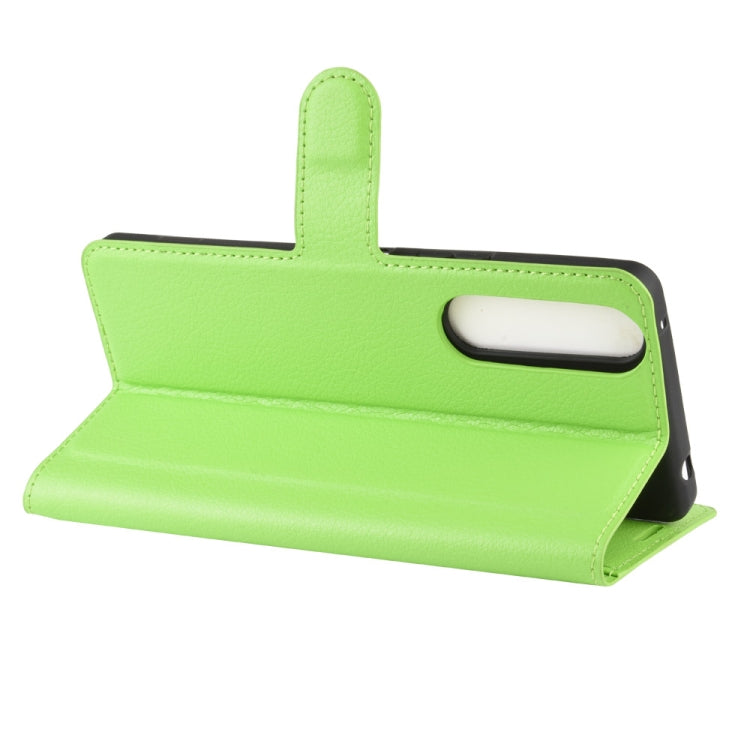 For Sony Xperia 10 II Litchi Texture Horizontal Flip Protective Case with Holder & Card Slots & Wallet