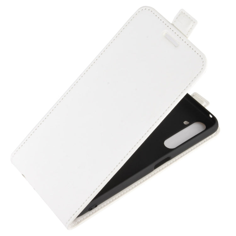 For OPPO Realme 6 Pro R64 Texture Single Vertical Flip Leather Protective Case with Card Slots & Photo Frame