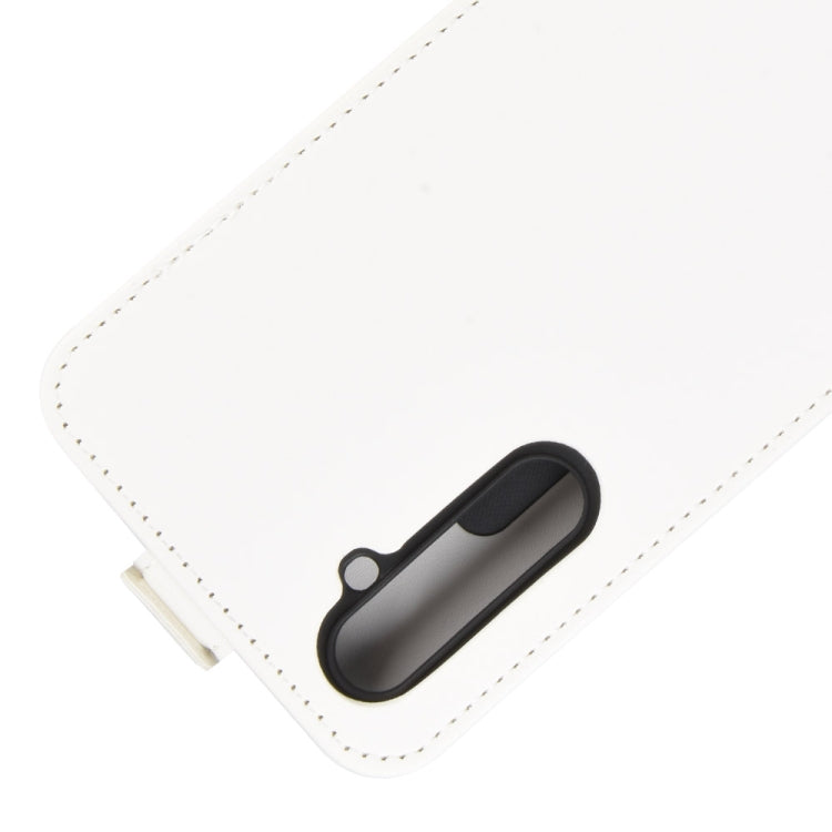 For OPPO Realme 6 Pro R64 Texture Single Vertical Flip Leather Protective Case with Card Slots & Photo Frame