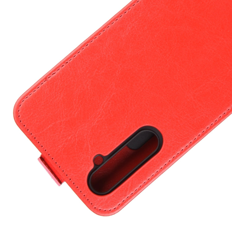 For OPPO Realme 6 Pro R64 Texture Single Vertical Flip Leather Protective Case with Card Slots & Photo Frame