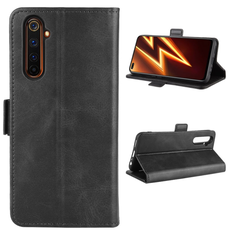 For OPPO Realme 6 Pro Dual-side Magnetic Buckle Horizontal Flip Leather Case with Holder & Card Slots & Wallet