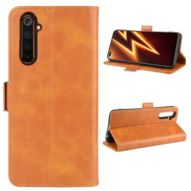 For OPPO Realme 6 Pro Dual-side Magnetic Buckle Horizontal Flip Leather Case with Holder & Card Slots & Wallet