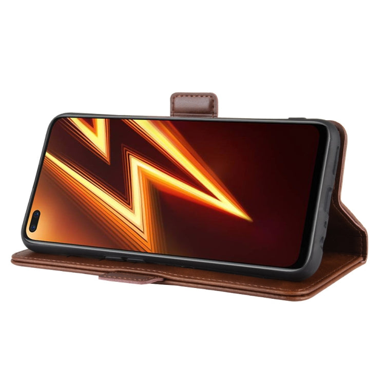 For OPPO Realme 6 Pro Dual-side Magnetic Buckle Horizontal Flip Leather Case with Holder & Card Slots & Wallet