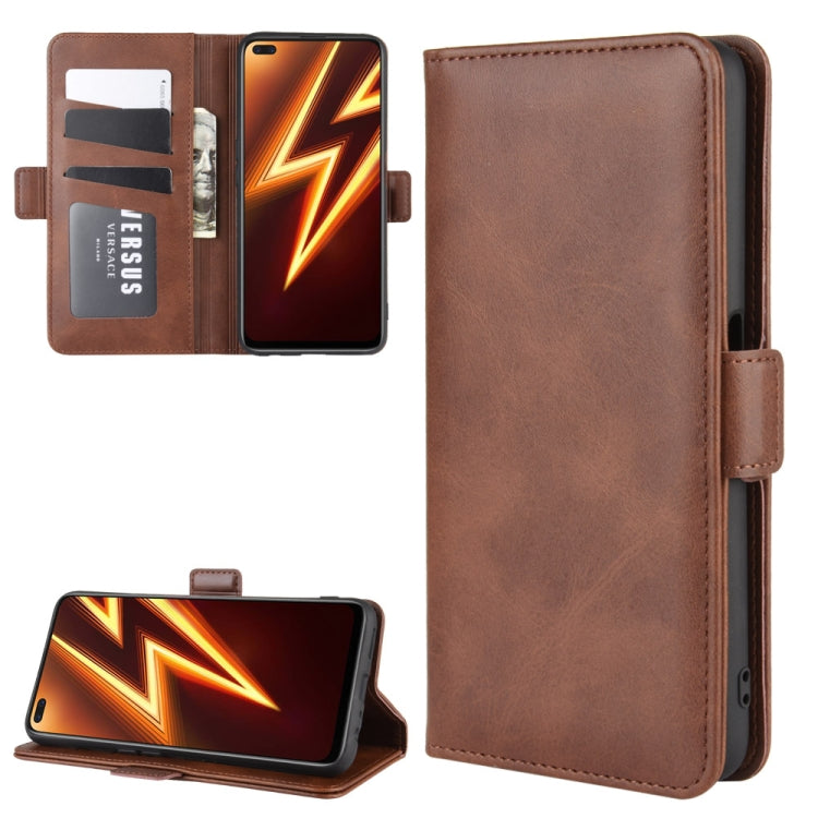 For OPPO Realme 6 Pro Dual-side Magnetic Buckle Horizontal Flip Leather Case with Holder & Card Slots & Wallet