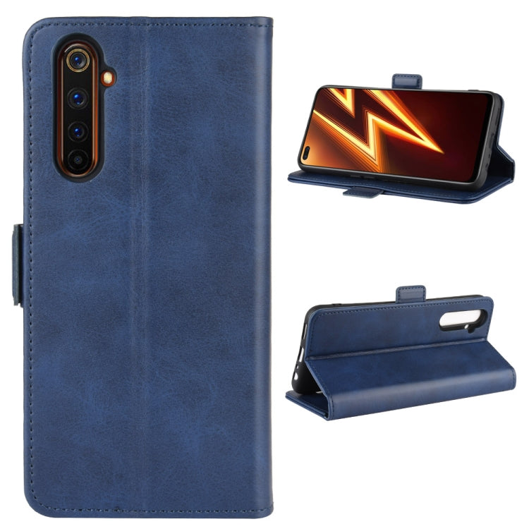 For OPPO Realme 6 Pro Dual-side Magnetic Buckle Horizontal Flip Leather Case with Holder & Card Slots & Wallet