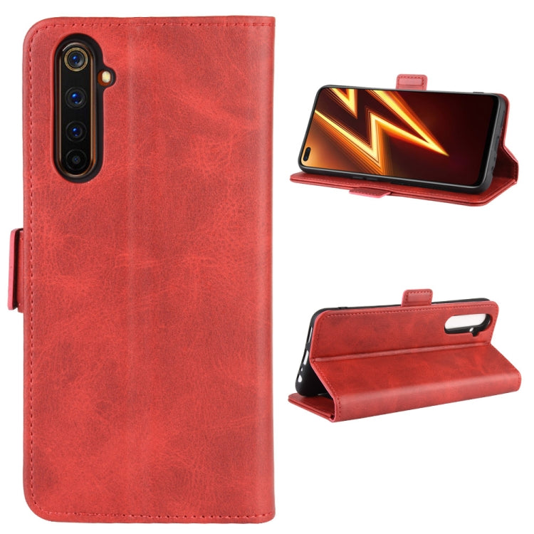 For OPPO Realme 6 Pro Dual-side Magnetic Buckle Horizontal Flip Leather Case with Holder & Card Slots & Wallet
