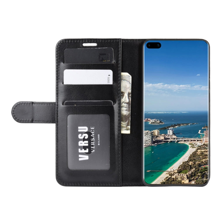 For Huawei P40 Pro+/P40 Pro Plus R64 Texture Single Horizontal Flip Protective Case with Holder & Card Slots & Wallet& Photo Frame