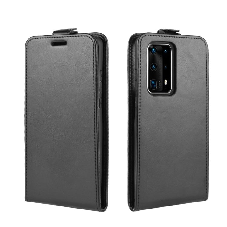 For Huawei P40 Pro+/P40 Pro Plus R64 Texture Single Vertical Flip Leather Protective Case with Card Slots & Photo Frame