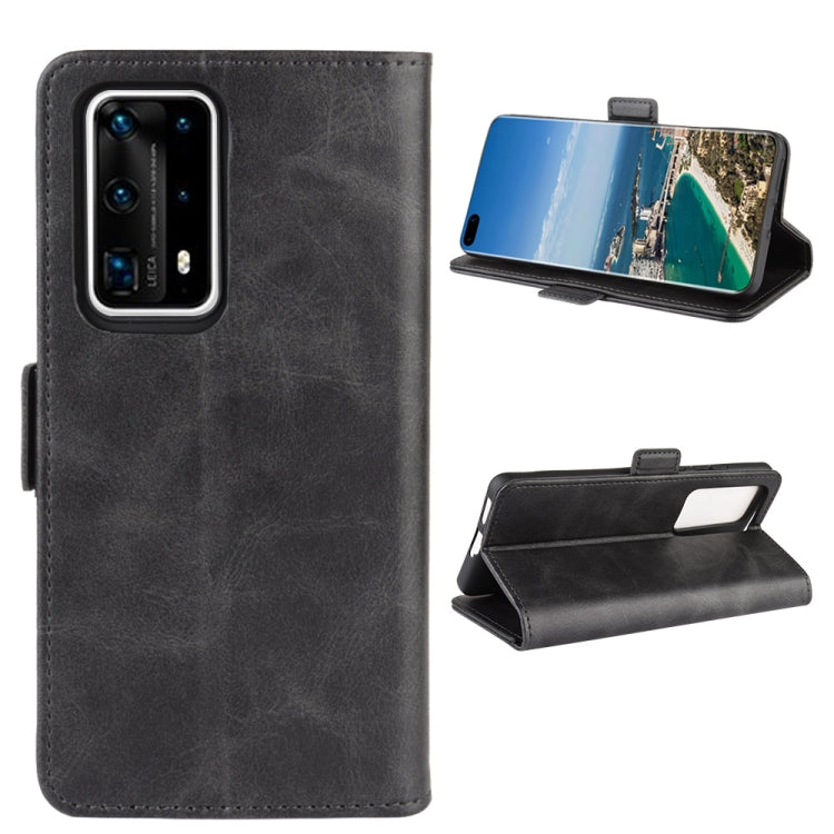 For Huawei P40 Pro+ Dual-side Magnetic Buckle Horizontal Flip Leather Case with Holder & Card Slots & Wallet