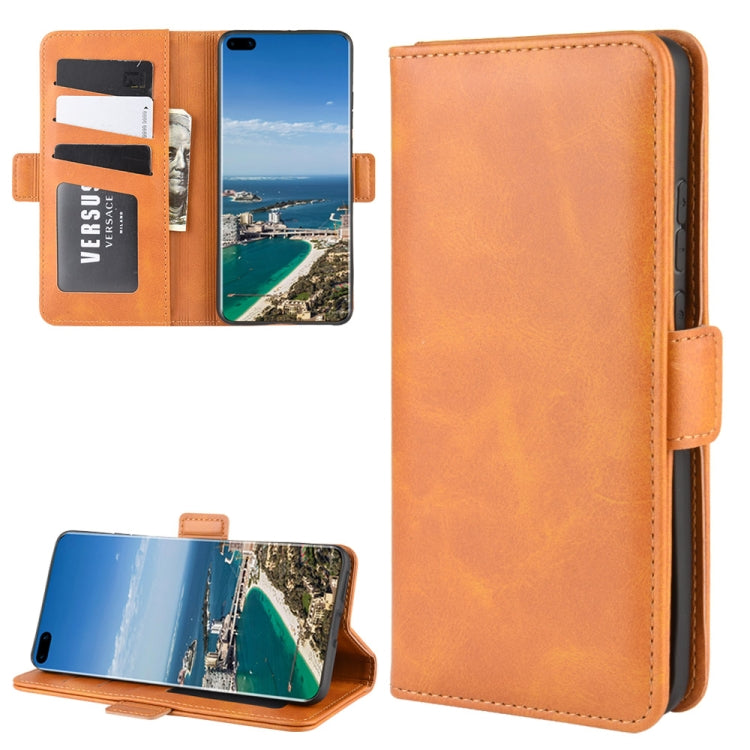 For Huawei P40 Pro+ Dual-side Magnetic Buckle Horizontal Flip Leather Case with Holder & Card Slots & Wallet