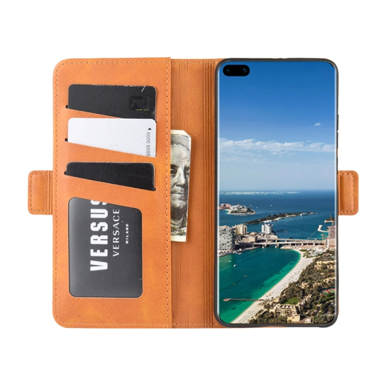For Huawei P40 Pro+ Dual-side Magnetic Buckle Horizontal Flip Leather Case with Holder & Card Slots & Wallet