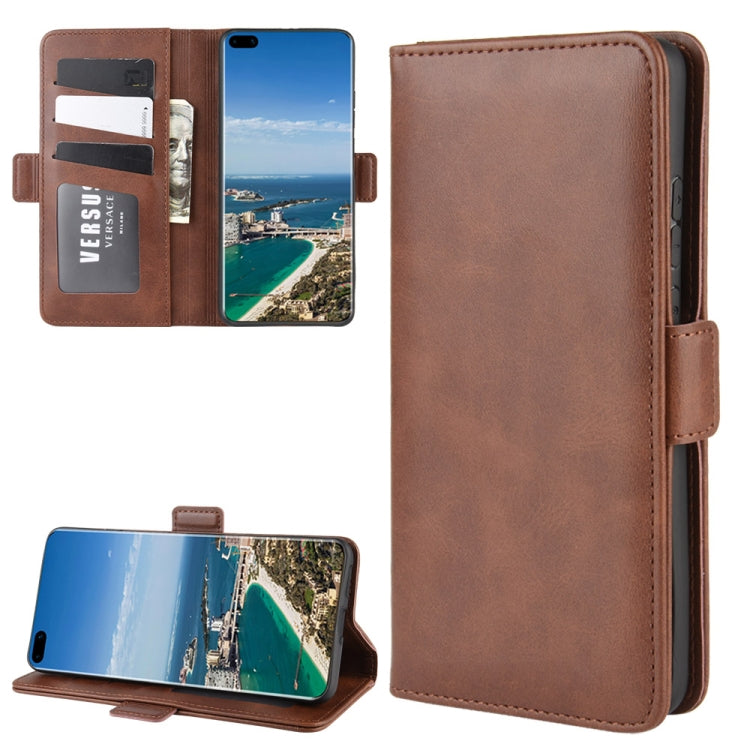 For Huawei P40 Pro+ Dual-side Magnetic Buckle Horizontal Flip Leather Case with Holder & Card Slots & Wallet