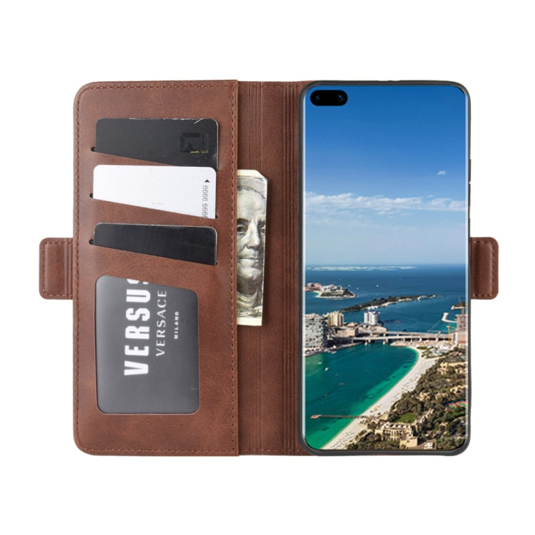 For Huawei P40 Pro+ Dual-side Magnetic Buckle Horizontal Flip Leather Case with Holder & Card Slots & Wallet