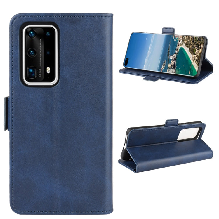 For Huawei P40 Pro+ Dual-side Magnetic Buckle Horizontal Flip Leather Case with Holder & Card Slots & Wallet