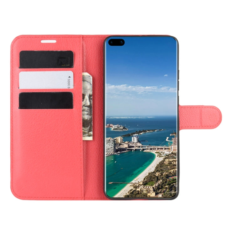 For Huawei P40 Pro+/P40 Pro Plus Litchi Texture Horizontal Flip Protective Case with Holder & Card Slots & Wallet
