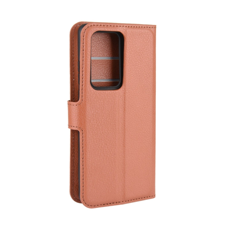 For Huawei P40 Pro+/P40 Pro Plus Litchi Texture Horizontal Flip Protective Case with Holder & Card Slots & Wallet