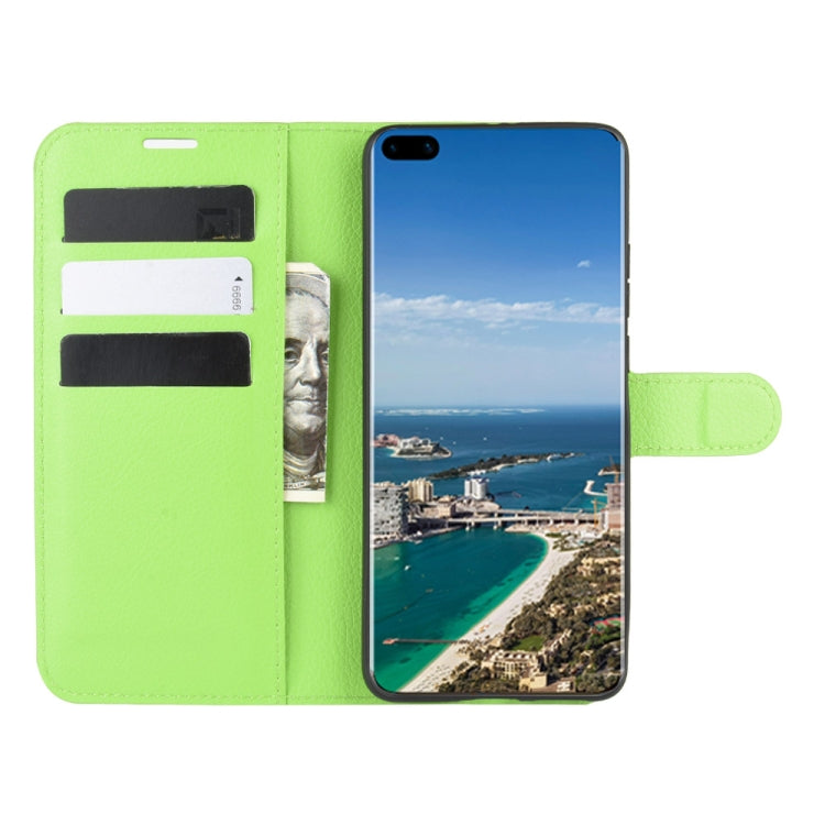 For Huawei P40 Pro+/P40 Pro Plus Litchi Texture Horizontal Flip Protective Case with Holder & Card Slots & Wallet
