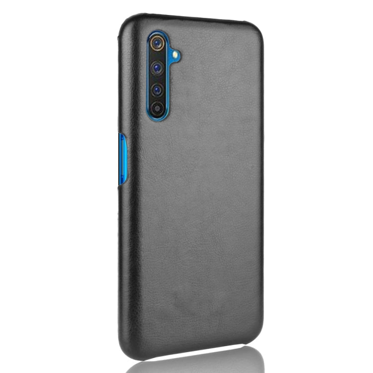For OPPO Realme 6 Pro Shockproof Litchi Texture PC + PU Case