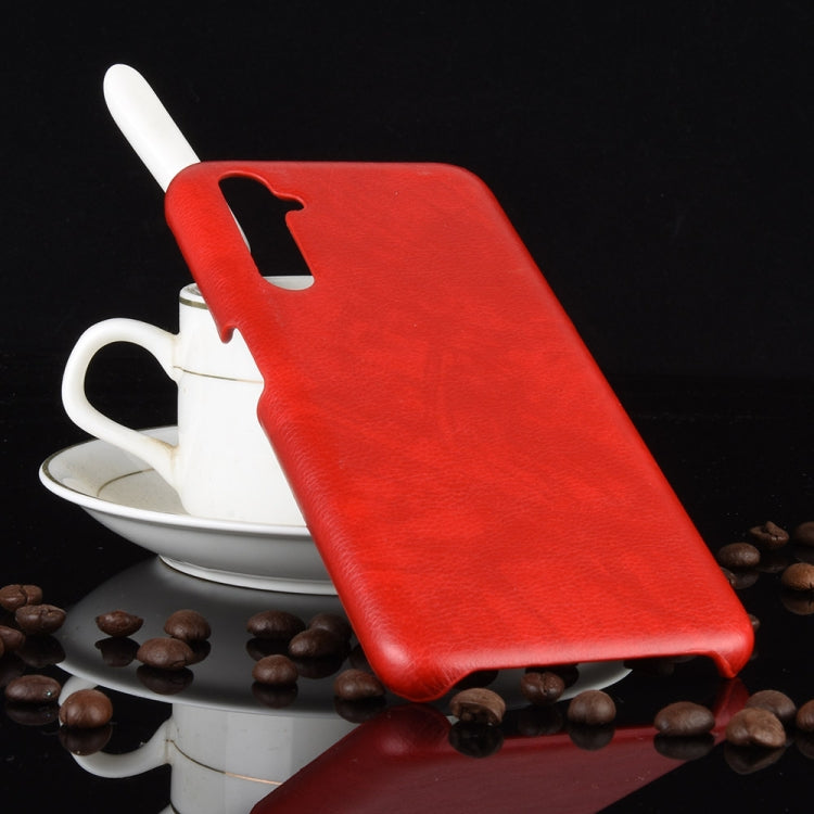 For OPPO Realme 6 Pro Shockproof Litchi Texture PC + PU Case