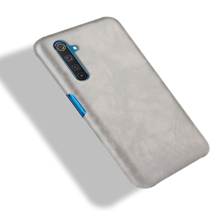 For OPPO Realme 6 Pro Shockproof Litchi Texture PC + PU Case