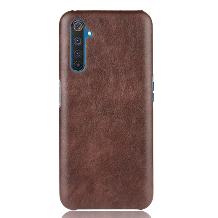 For OPPO Realme 6 Pro Shockproof Litchi Texture PC + PU Case