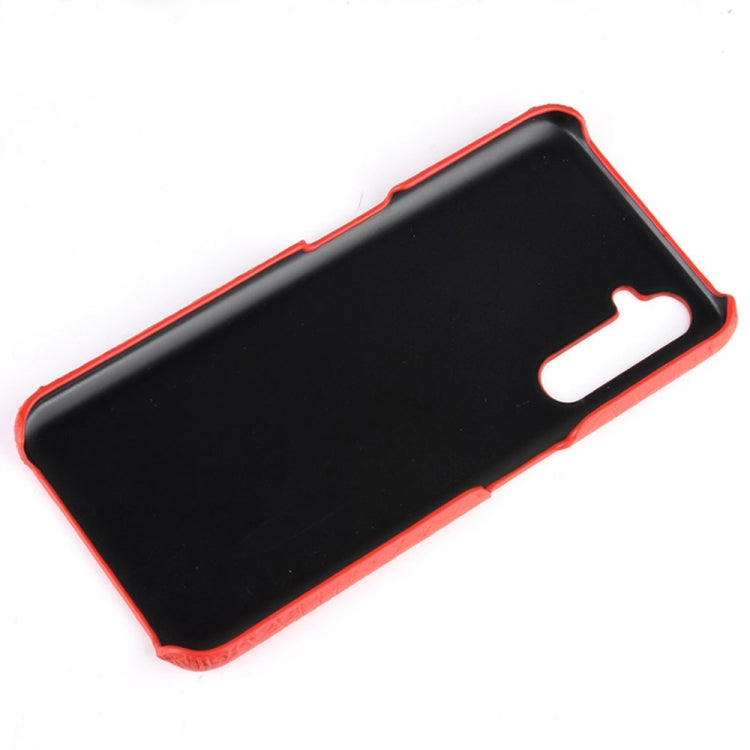 For Oppo Realme 6 Pro Shockproof Crocodile Texture PC + PU Case