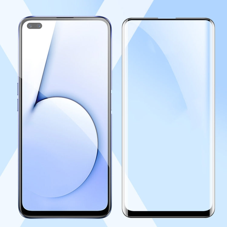 For OPPO Realme X50 Pro mocolo 0.33mm 9H 2.5D Full Glue Tempered Glass Film