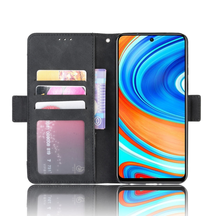 For Xiaomi Redmi Note 9 Pro / Note 9s / Note 9 Pro Max Wallet Style Skin Feel Calf Pattern Leather Case with Separate Card Slot