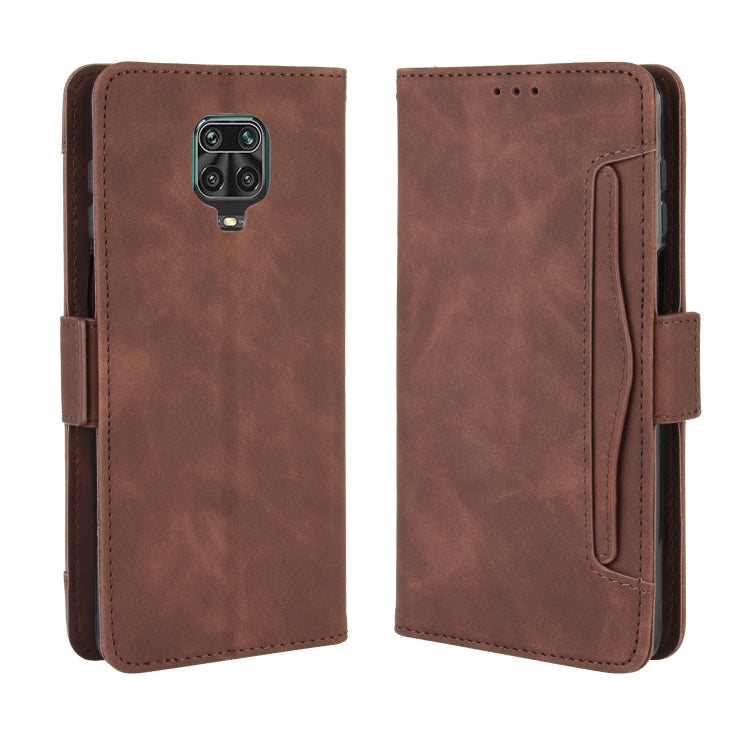 For Xiaomi Redmi Note 9 Pro / Note 9s / Note 9 Pro Max Wallet Style Skin Feel Calf Pattern Leather Case with Separate Card Slot
