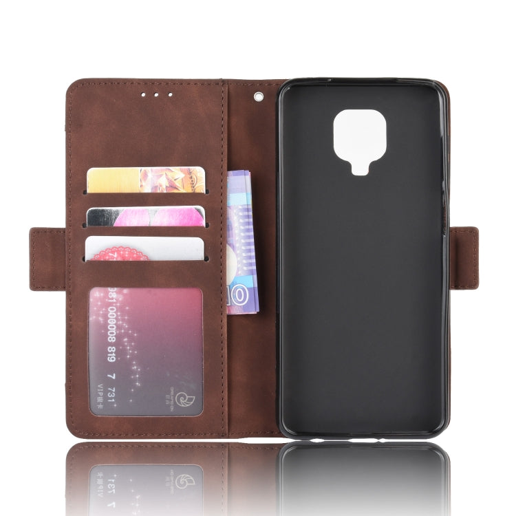 For Xiaomi Redmi Note 9 Pro / Note 9s / Note 9 Pro Max Wallet Style Skin Feel Calf Pattern Leather Case with Separate Card Slot