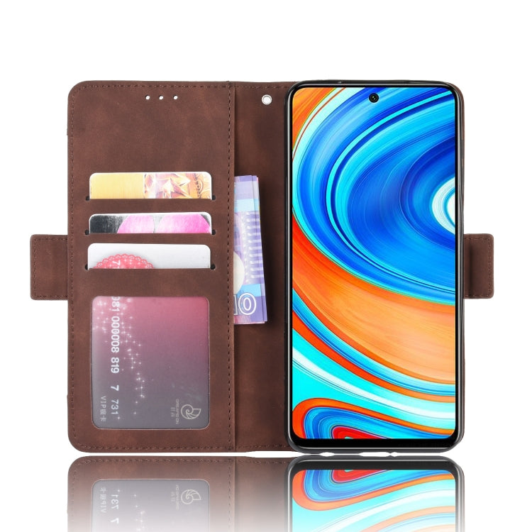 For Xiaomi Redmi Note 9 Pro / Note 9s / Note 9 Pro Max Wallet Style Skin Feel Calf Pattern Leather Case with Separate Card Slot