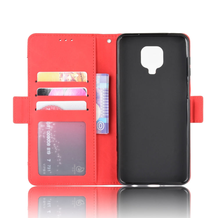 For Xiaomi Redmi Note 9 Pro / Note 9s / Note 9 Pro Max Wallet Style Skin Feel Calf Pattern Leather Case with Separate Card Slot