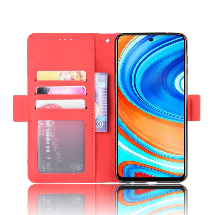 For Xiaomi Redmi Note 9 Pro / Note 9s / Note 9 Pro Max Wallet Style Skin Feel Calf Pattern Leather Case with Separate Card Slot