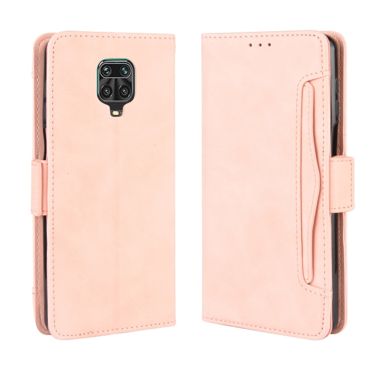 For Xiaomi Redmi Note 9 Pro / Note 9s / Note 9 Pro Max Wallet Style Skin Feel Calf Pattern Leather Case with Separate Card Slot