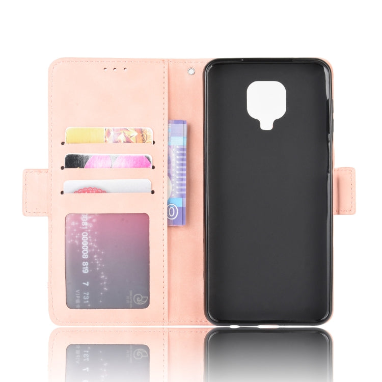 For Xiaomi Redmi Note 9 Pro / Note 9s / Note 9 Pro Max Wallet Style Skin Feel Calf Pattern Leather Case with Separate Card Slot